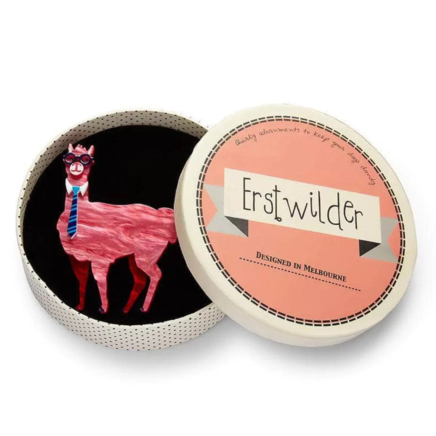 alan_the_alpaca_brooch_3.webp Alan The Alpaca Brooch*Erstwilder Cheap