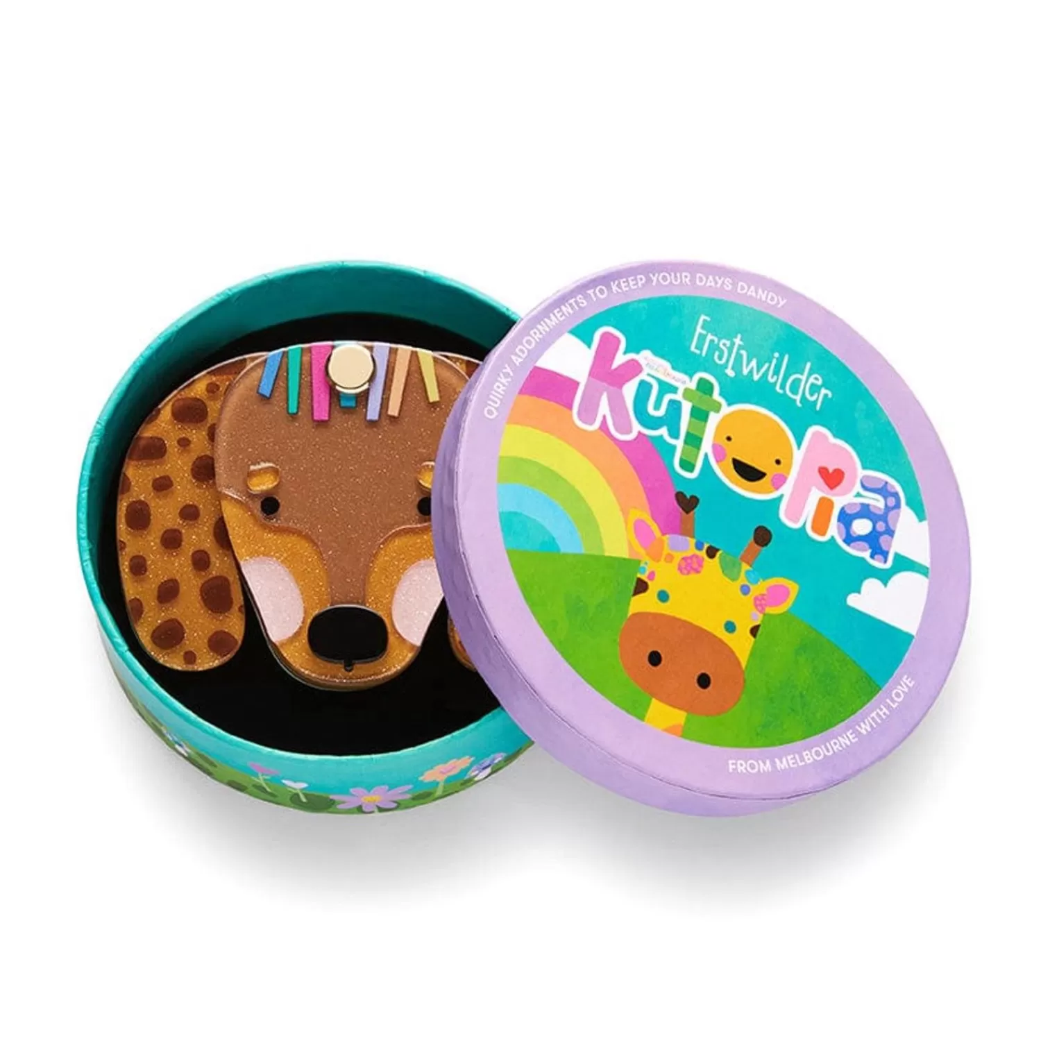 darcy_the_dachshund_mirror_compact_5.webp Darcy The Dachshund Mirror Compact*Erstwilder Shop