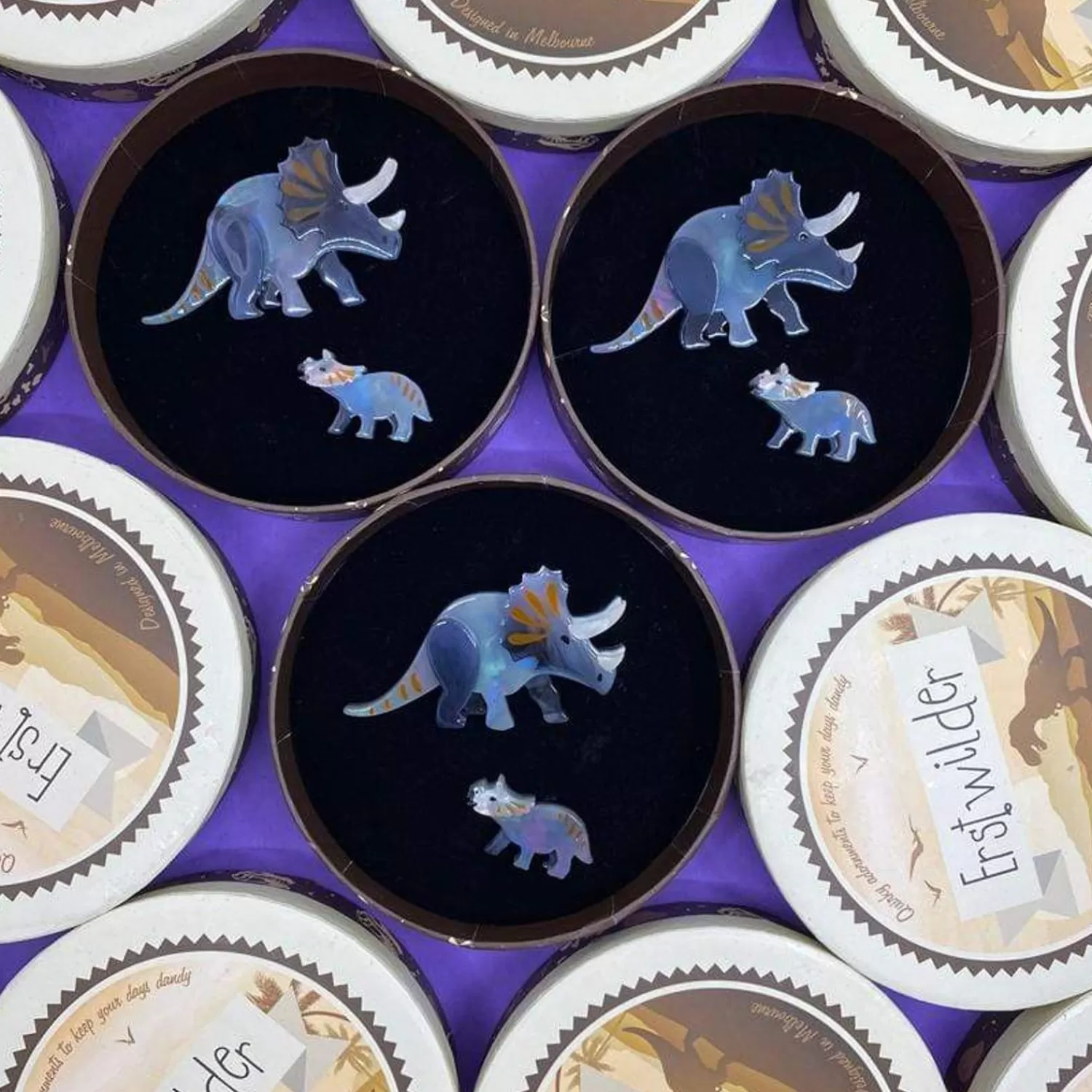 Herbivore Heritage Brooch Set*Erstwilder Shop