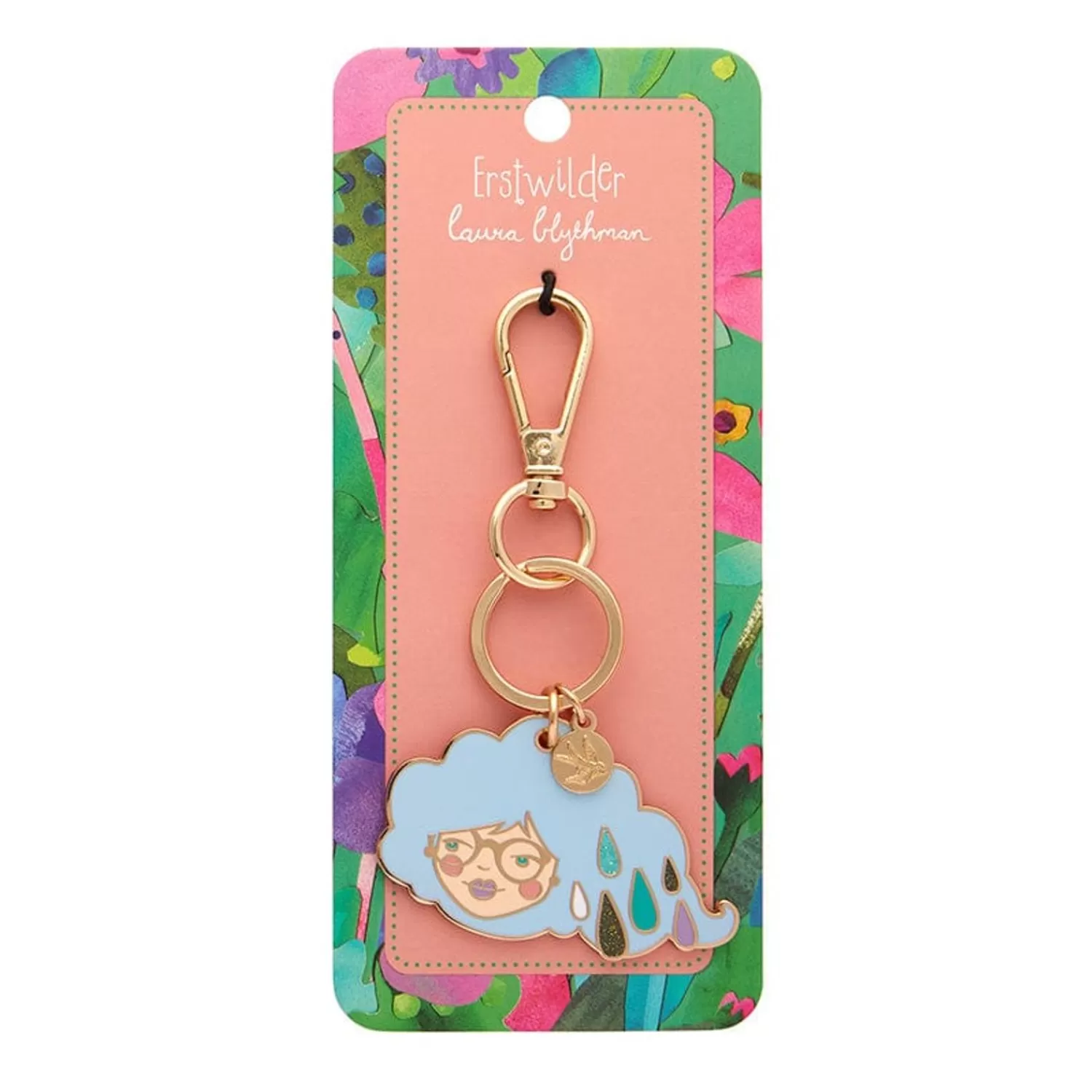 lainey_the_rainy_enamel_key_ring_3.webp Lainey The Rainy Enamel Key Ring*Erstwilder Sale