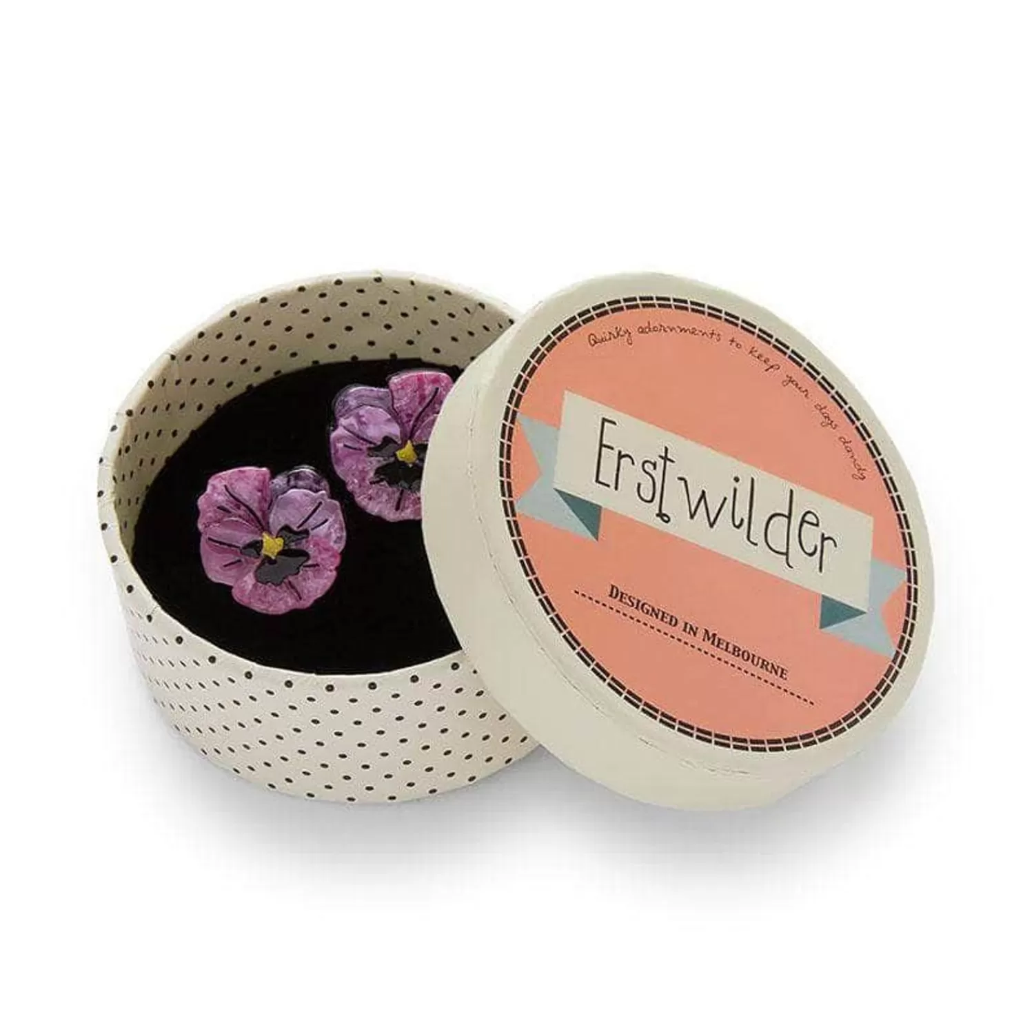 on_sleeping_eyelids_pansy_earrings_3.webp On Sleeping Eyelids Pansy Earrings*Erstwilder Shop