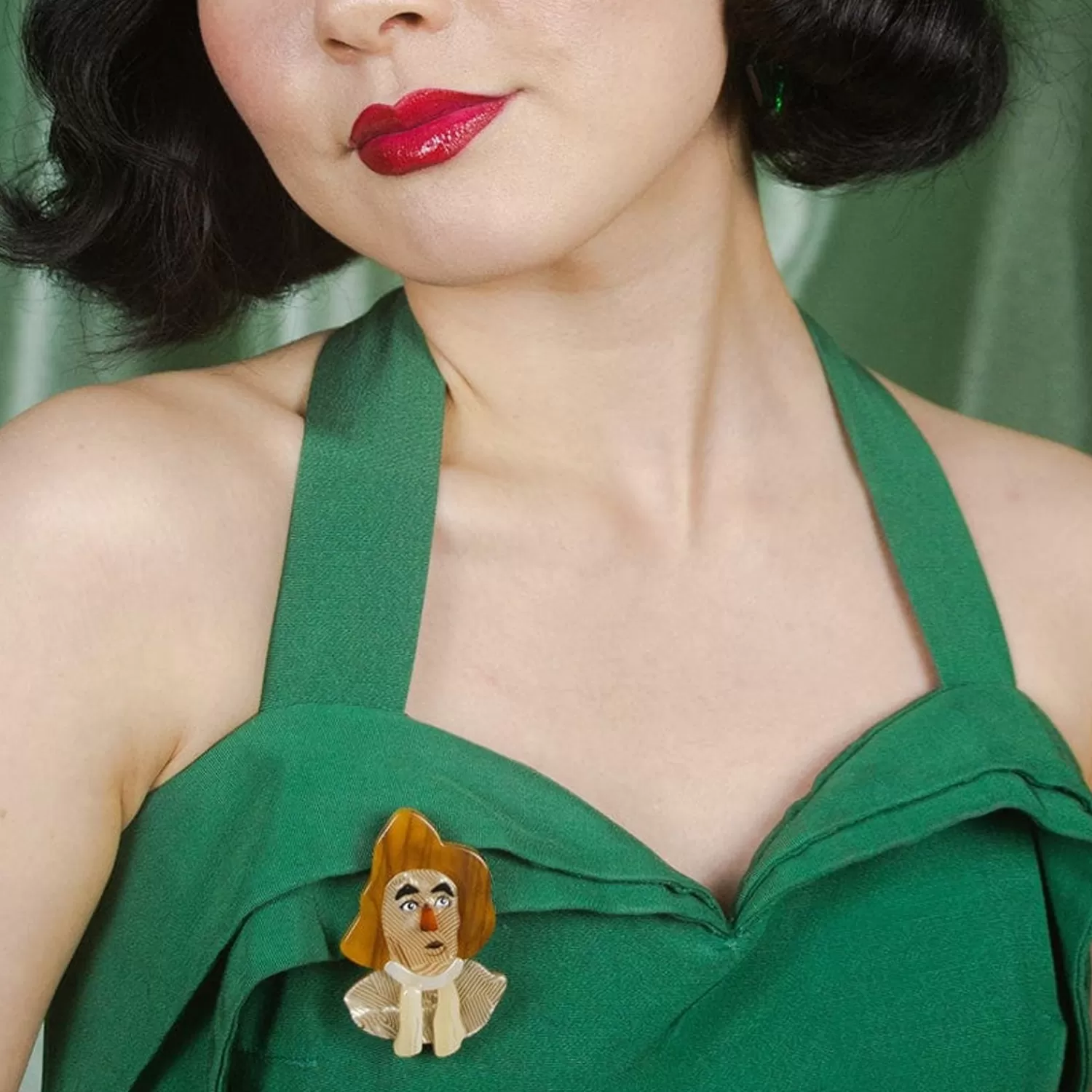 Scarecrow Brooch*Erstwilder Best Sale