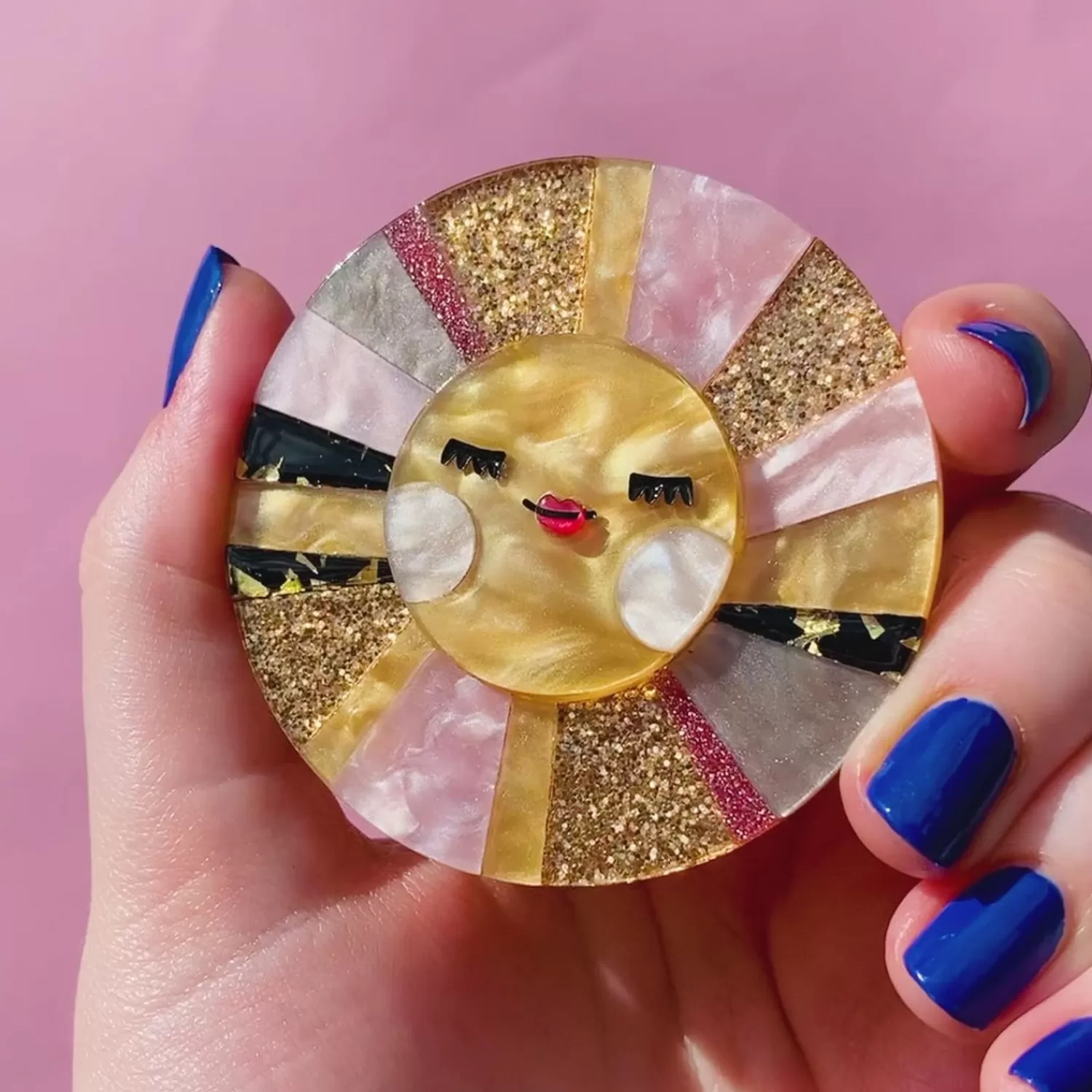 Sun Charmer Brooch*Erstwilder Flash Sale