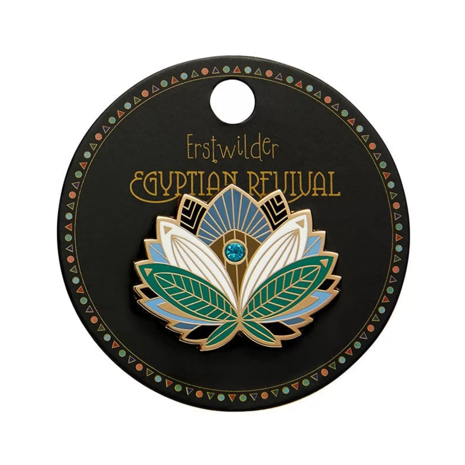 the_blue_lotus_enamel_pin_1.webp The Blue Lotus Enamel Pin*Erstwilder Sale