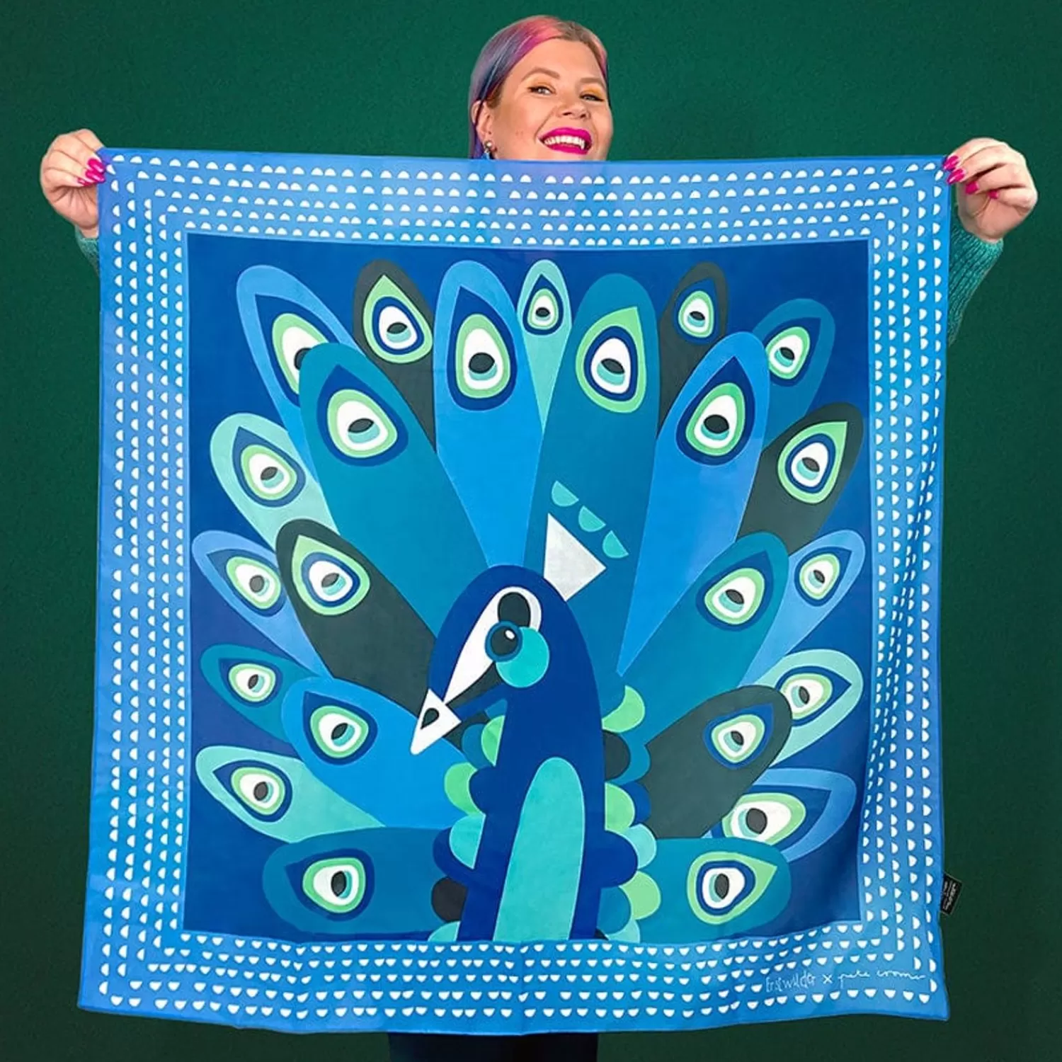 the_picturesque_peacock_square_scarf_5.webp The Picturesque Peacock Square Scarf*Erstwilder Cheap