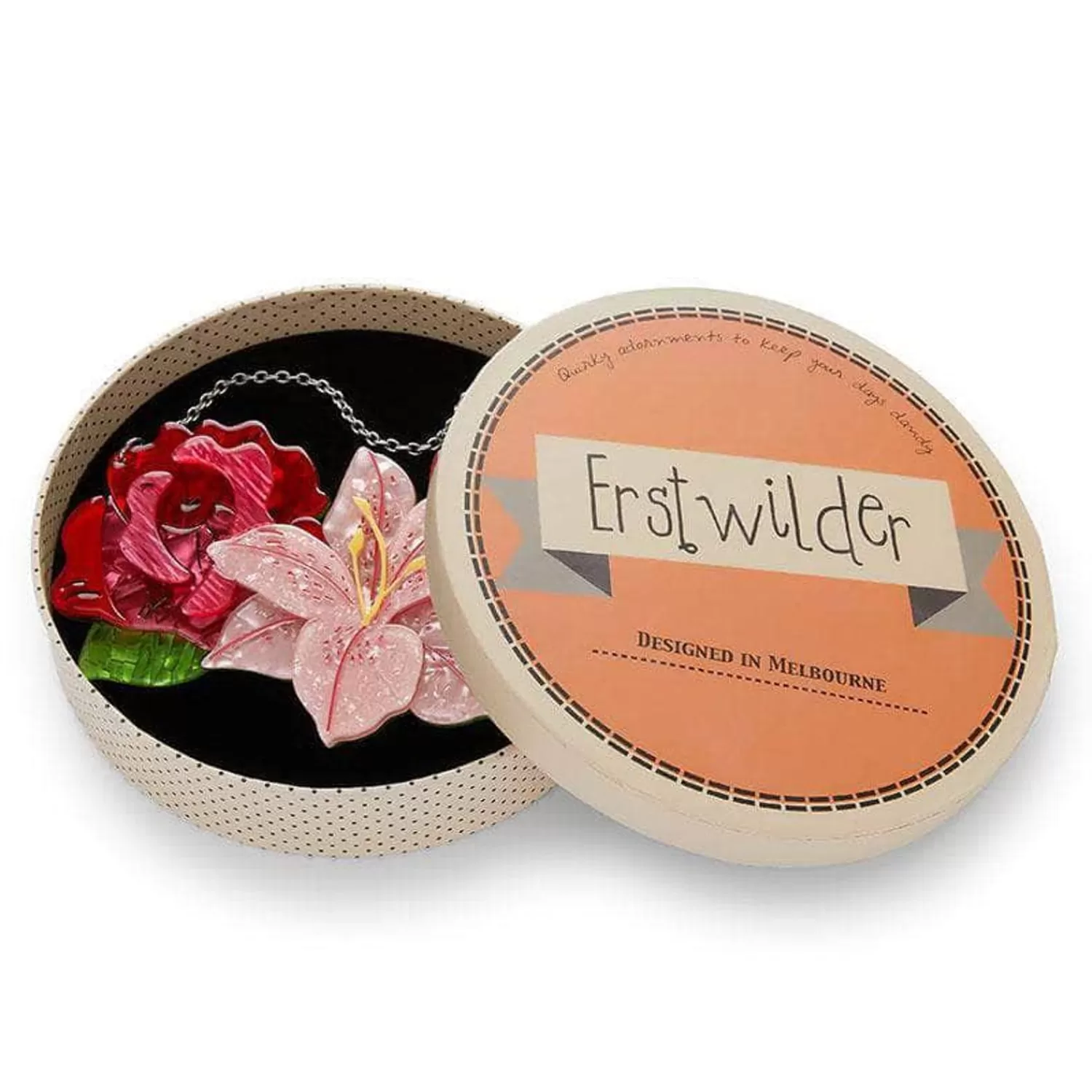 tickled_pink_flower_necklace_large_3.webp Tickled Pink Flower Necklace (Large)*Erstwilder Discount