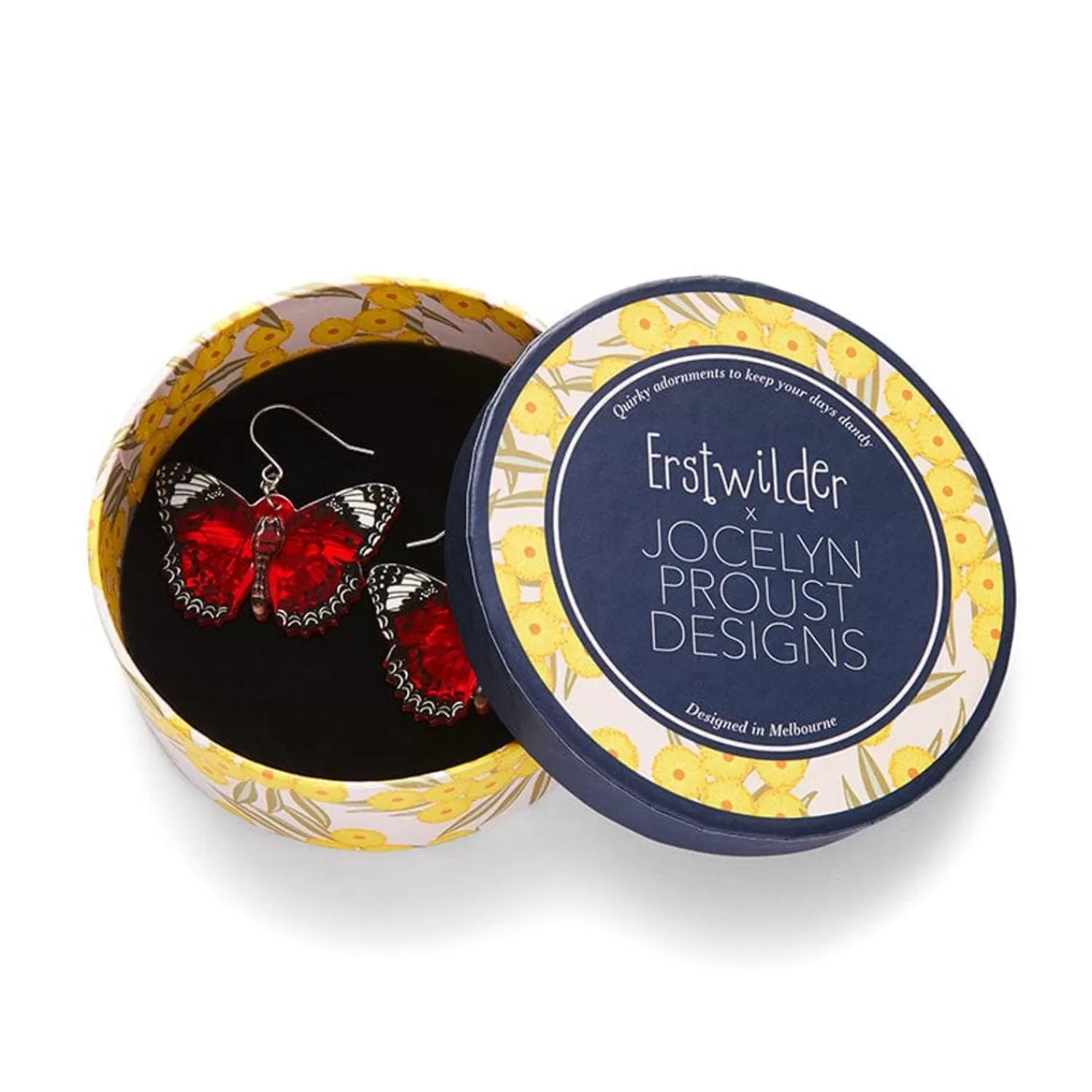 wings_laced_in_red_earrings_3.webp Wings Laced In Red Earrings*Erstwilder Best