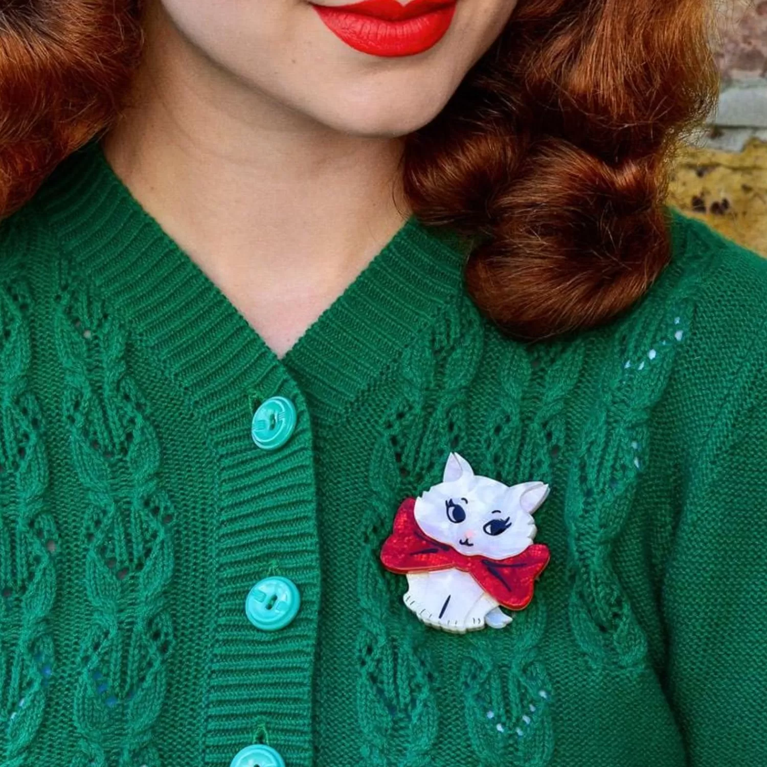 wrapped_up_in_love_kitten_brooch_2.webp Wrapped Up In Love Kitten Brooch*Erstwilder Cheap